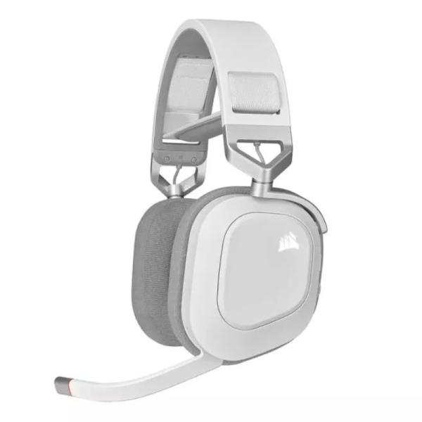 [PF4030] Headset Gaming RGB Corsair HS80 Inalambrico con Receptor CA-9011236-NA - Blanco/gris