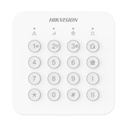 Teclado para Alarma Inalambrico Hikvision Ax Home Ds-pk201b-wb(o-std) 433.1-433.7 Mhz Corriente Maxima 190 Ma Alcance de Hasta 1000M 302402336 - Blanco