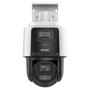 Camara Ptz Hikvision Ds-2se3c404mwg-e/14(2.8mm)(o-std) (e) 4MP + 4MP Tandem Vu 4X Poe Enfoque Auto / Manual y SEMI-AUTO 40M Ir IP66 327001436 - Blanco