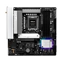 Tarjeta Madre Asrock B860M PRO Rs WIFI LGA1851 Micro Atx DDR5 - Negro/plateado