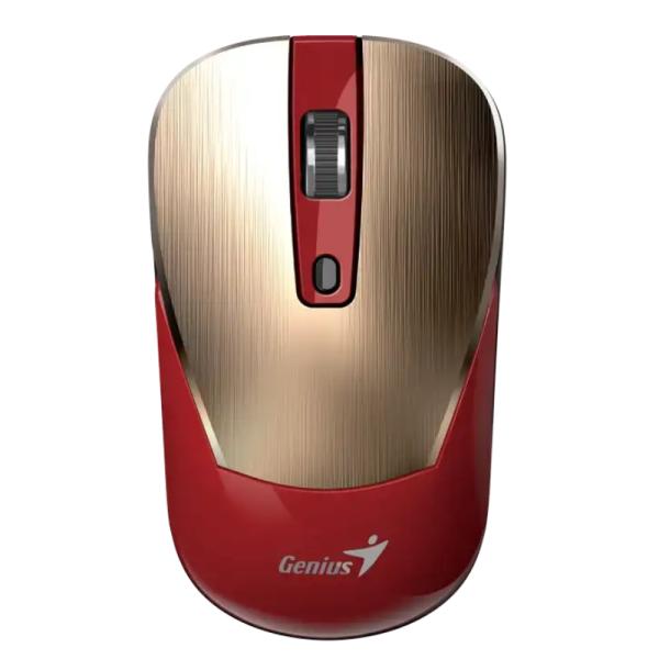 [PF5059] Mouse Genius NX-7125 Inalambrico con Receptor 1200DPI 31030044403 - Dorado/rojo