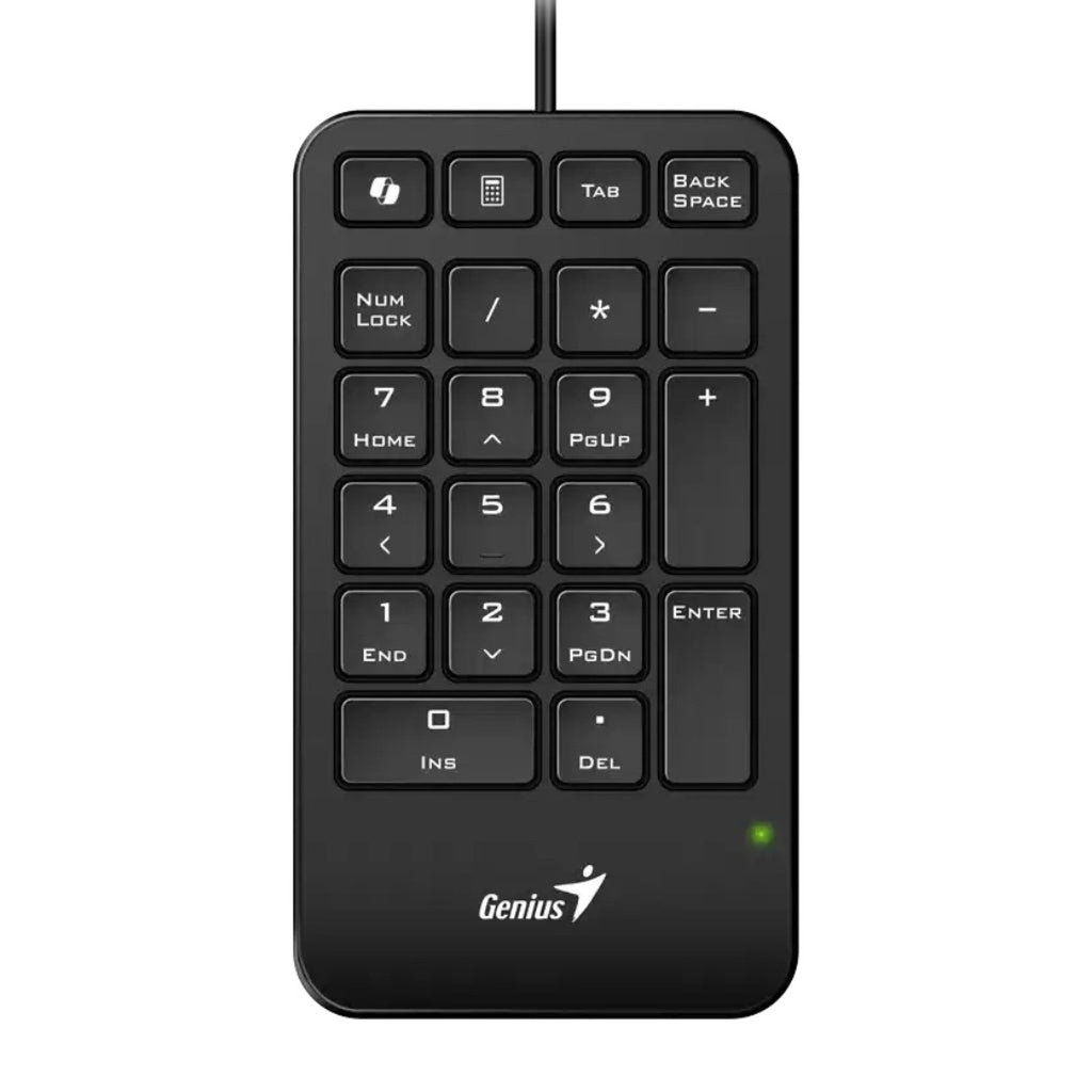 [PF7070] Teclado Genius Numpad 125 Membrana Alambrico USB-A 31300019400 - Negro