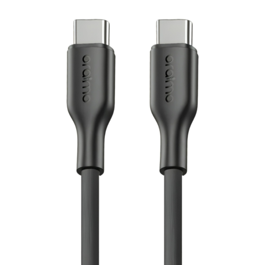 [AC3120] Cable Oraimo USB-C a USB-C Robustline 60W 1.5m OCD-114CC - Negro