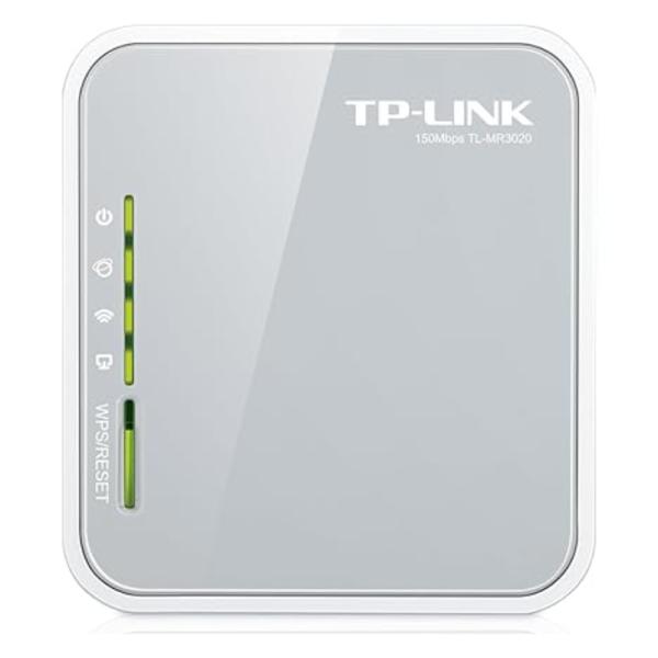 [RC4043] Router TP Link TL-MR3020 2.4 Ghz 150 Mbps 3g/4g USB Dongle Modo Ap Tl-mr3020(eu) - Gris/blanco