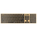 Teclado Genius Slimstar 7250BT Membrana Inalámbrico (bluetooth/2.4 Ghz) Español 31320004401 - Negro