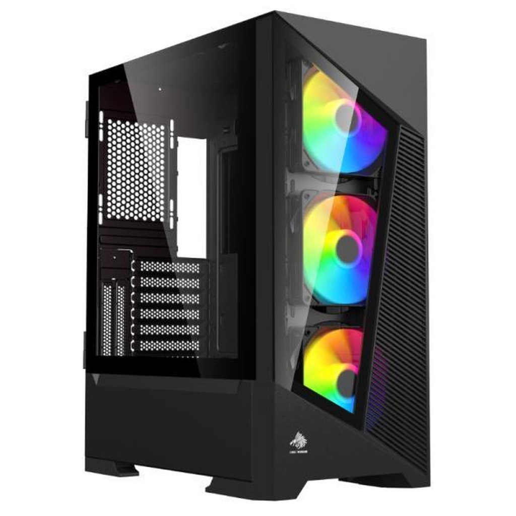 [CP3181] Case Eagle Warrior Cg10ajra001c Mid Tower Vidrio Frontal y Lateral