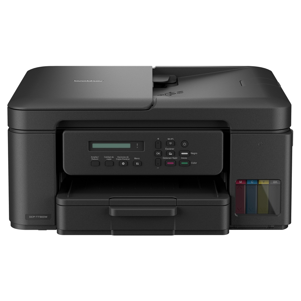 [IM2017] Impresora Brother DCPT730DW Tanque de Tinta 3 en 1 WI-FI / USB 2.0 / Airprint / Mopria Duplex Automático - Negro