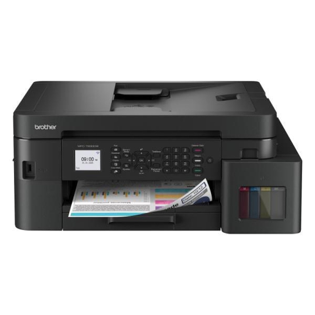 [IM2019] Impresora Brother MFCT930DW Tanque de Tinta 4 en 1 WI-FI / Ethernet / USB 2.0 / Impresión Desde USB / Airprint / Mopria Duplex Automático - Negro