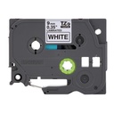 Cinta Laminada Brother TZE221 9mm x 8m Negro Sobre Blanco