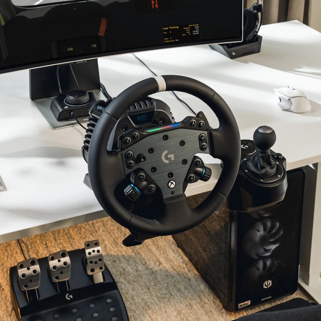 [GM3009] Adaptador Racing Logitech Compatible con Pc/ Xbox Series X|s/ PS5 943-000435 - Negro