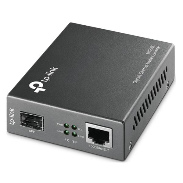 [AC1066] Adaptador Convertidor TP Link Mc220l(un) Omada Gigabit Sfp RJ45 10/100/1000mbps (e) - Negro