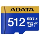 Memoria Adata Micro SDXC 512GB UD512GEX3L1-C Clase 10 V30