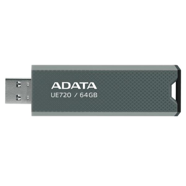 [AM9018] Memoria USB 64GB Adata UE720 USB-A 3.2 Gen 2 Ue720-64g-cgy/bk - Gris