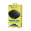 Dispositivo de Transmisión Onn Google Tv 4K ONN-28078468-B - Negro