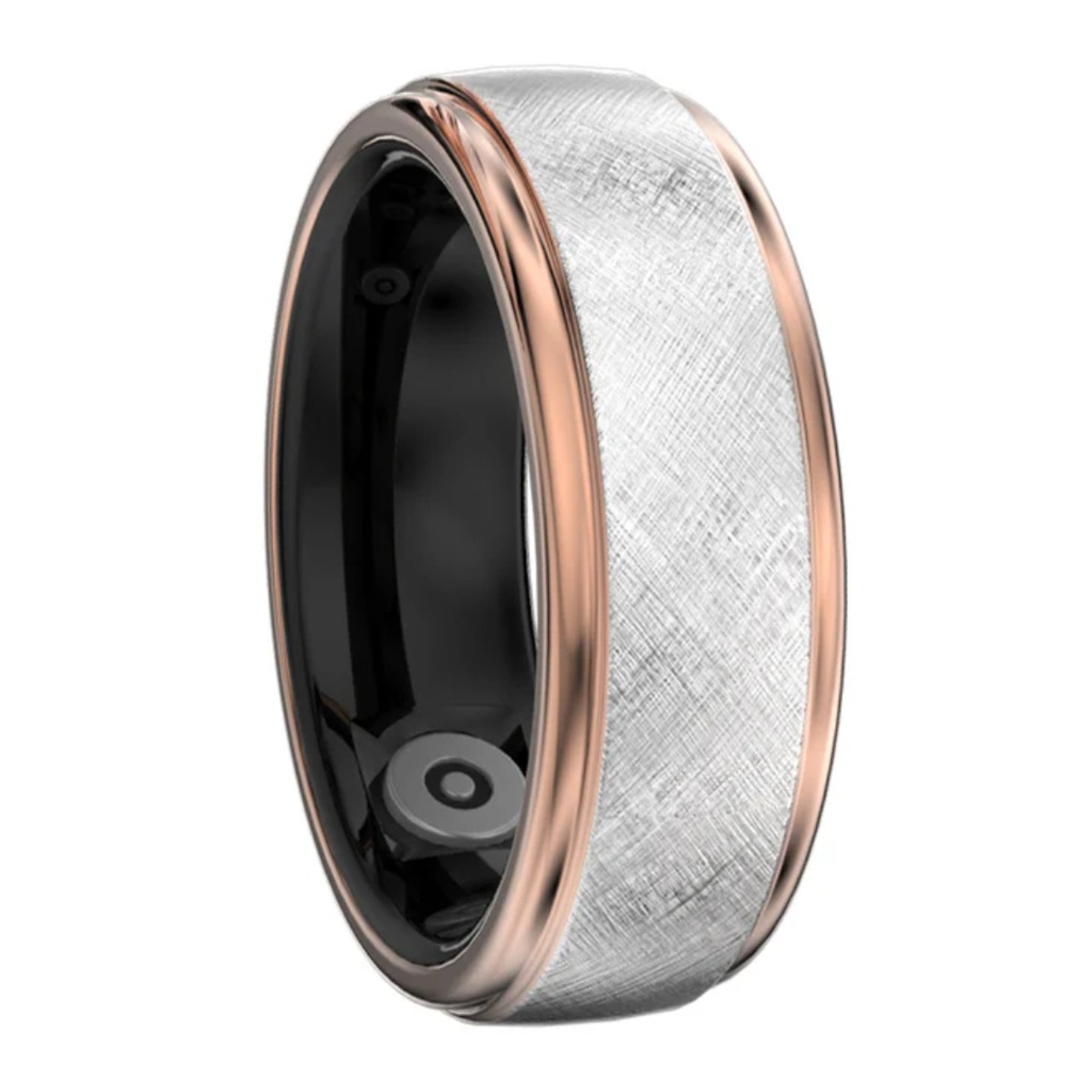 [DM2073] Anillo Inteligente Hifuture Future Ring 2 Bluetooth 5.3 Waterproof Talla 62MM Titanio - Oro Rosa