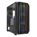 Case RGB Sharkoon AK5M Mid Tower Ventiladores 4 de 120MM con Vidrio Lateral 4044951041671 - Negro