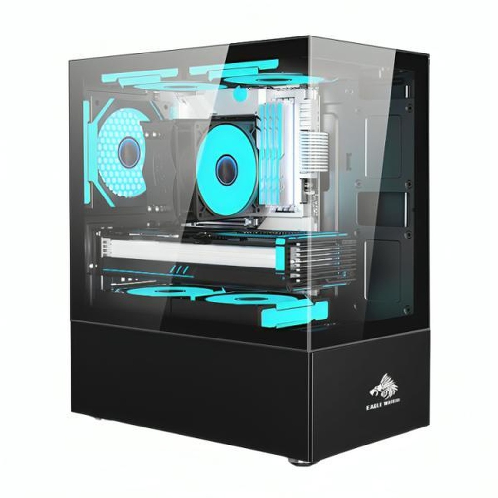 [CP3198] Case Gamer Eagle Warrior CG01Q8RA003C RGB 3 Ventiladores