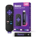 Dispositivo de Transmisión Roku Stick HD 2025 con Control por Voz ROKU-3840RW - Negro