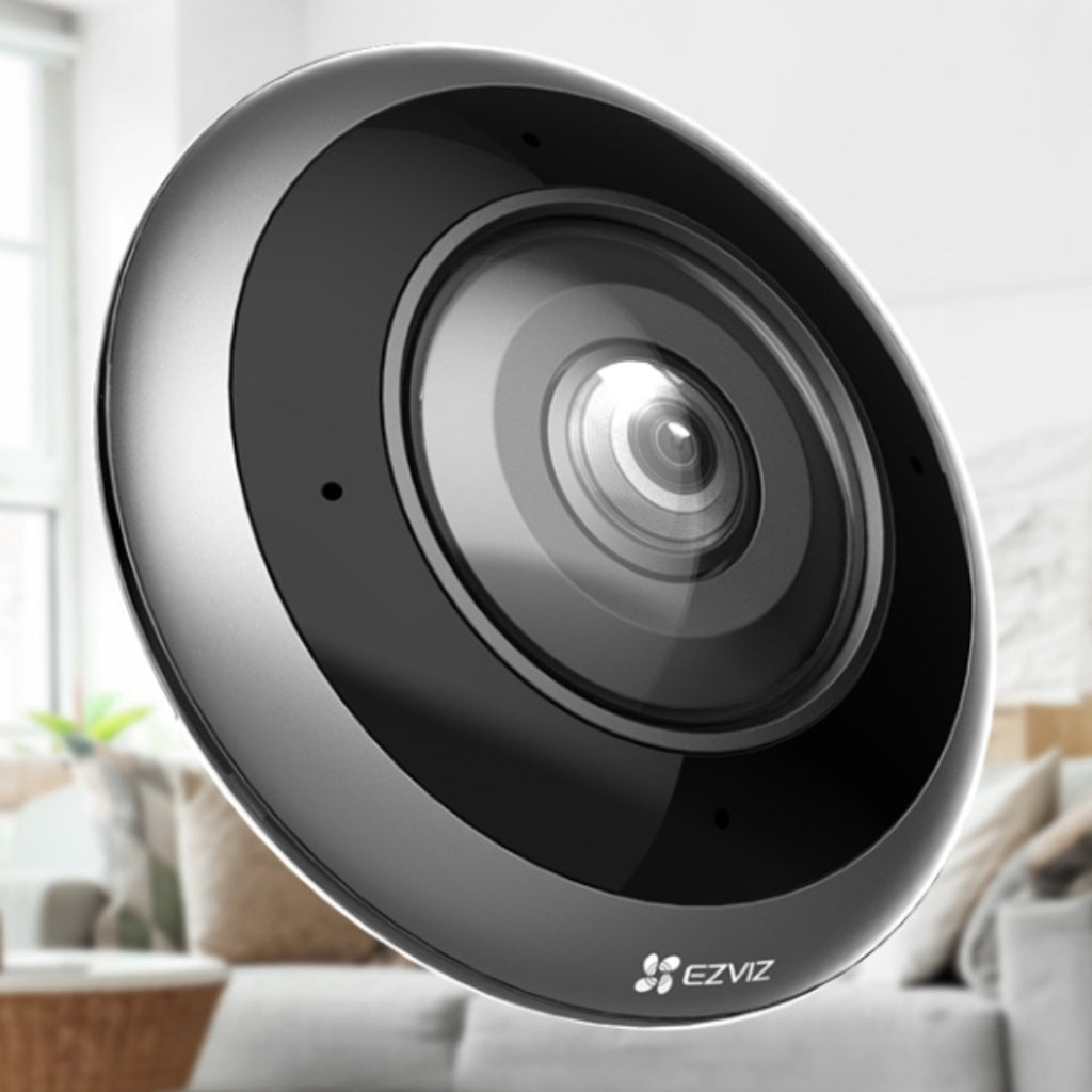 [SG2077] Camara Fisheye Ezviz Cs-e4p-r100-8c6wkf(am-std) E4P 3K Cmos M12 Ir Hasta 10 M Audio Bidireccional 303103534 - Negro