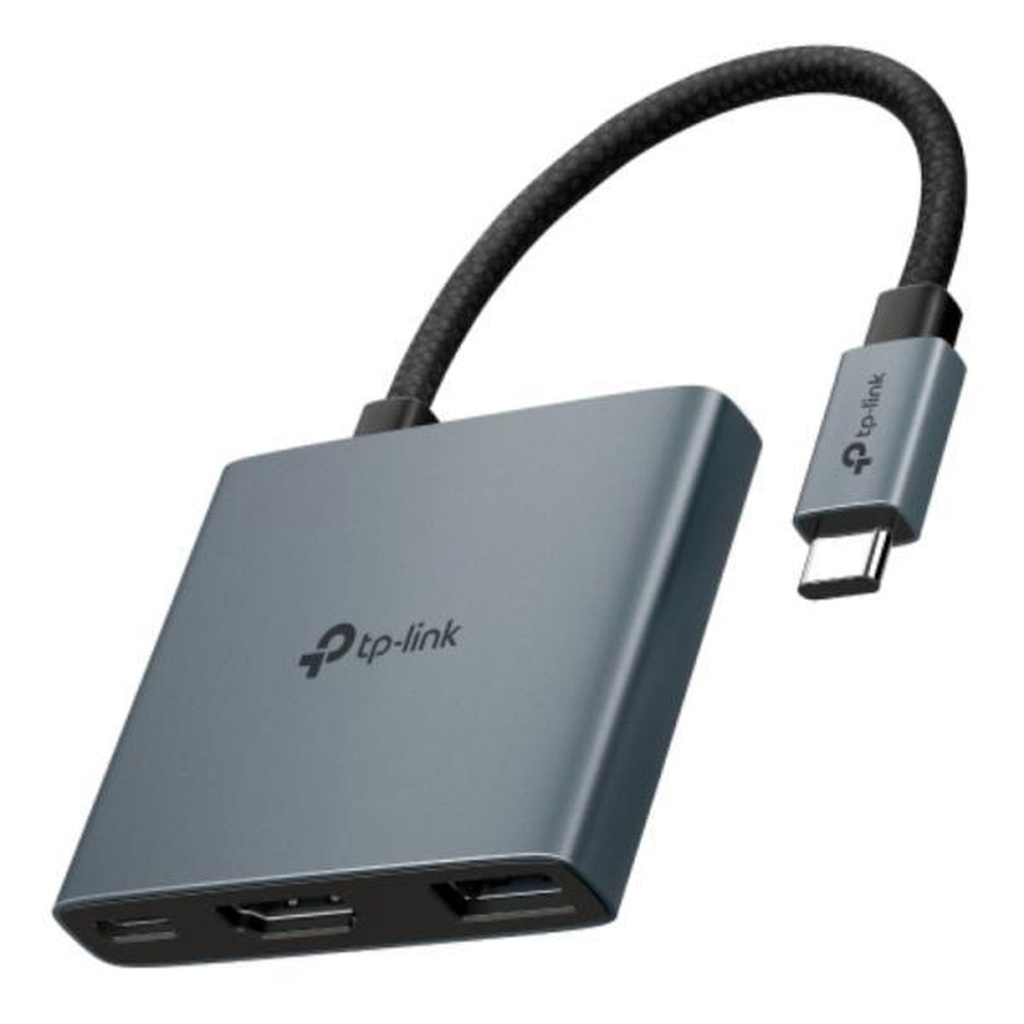 [AC10038] Hub TP Link Uh3020c(un) 3 en 1 USB-C / HDMI 4K / USB-A Pd 100W 5 Gbps - Gris
