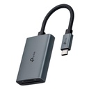 Lector de Tarjetas TP Link UA440C USB-C 3.0 / Sd / Micro Sd UHS-II 312 Mb/s / 5 Gbps - Gris