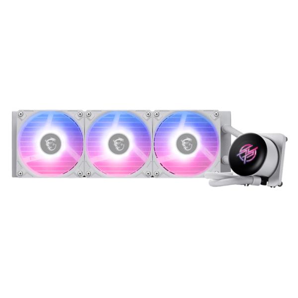 [CP4084] Enfriamiento Liquido RGB Msi Mpg Coreliquid P13 360 White Aio 360MM Lga 1700 / 1851 / AM5 / AM4 306-7ZWGA21-L80 - Blanco