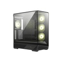 Case RGB Msi Mag Pano 130R Pz Mid Tower Ventiladores 4 de 120MM con Panel Lateral y Frontal 306-7G32R14-HH9 - Negro