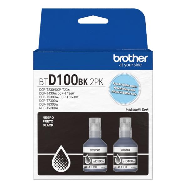 [IM1058] Kit de Tinta 2 Recargas Btd100bk2pkmex Inkbenefit - Negro