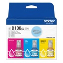 Brother BTD100CL3PKMEX Kit 3 Tintas Inkbenefit Cian/Magenta/Amarillo