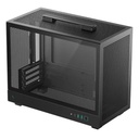 Case Deepcool CH160 Plus Mini Tower Sin Ventilacion Incluida con Malla Frontal y Panel Lateral R-CH160-BKNGM0-G - Negro