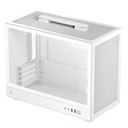 Case Deepcool CH160 Plus Wh Mini Tower Sin Ventilacion Incluida con Malla Frontal y Panel Lateral R-CH160-WHNGM0-G - Blanco