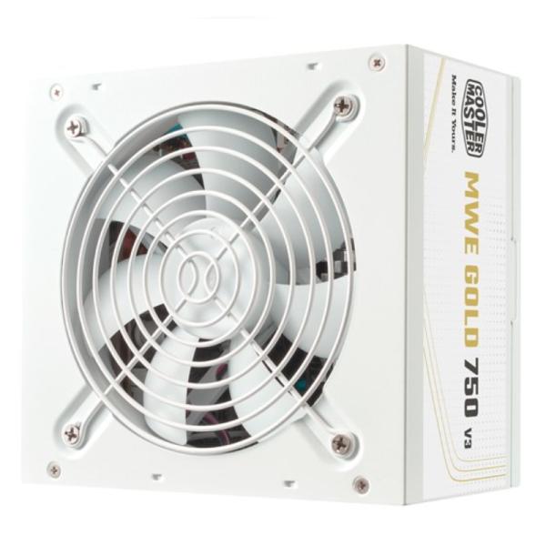 [CP5072] Fuente de Poder Cooler Master Mwe Gold 750 V3 Wh 80 Plus Gold No Modular Atx MPE-7506-ACAG-GUS - Blanco