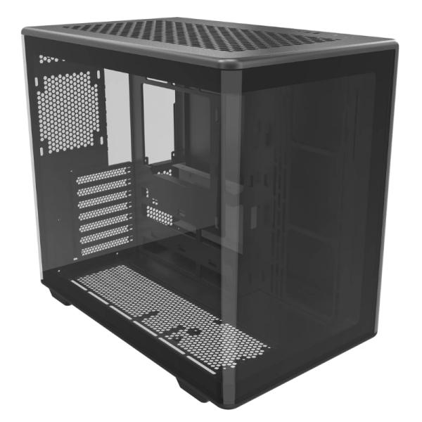 [CP3215] Case Cooler Master Elite 600 Mid Tower Sin Ventilacion Incluida con Panel Lateral y Frontal E600-KGNN-S00 - Negro