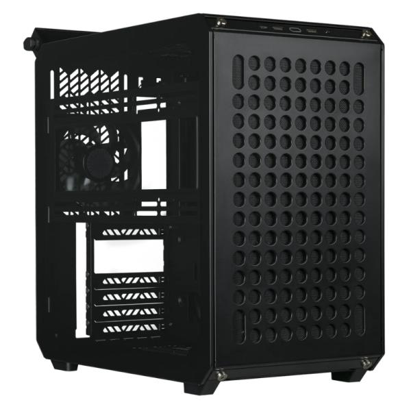 [CP3222] Case Cooler Master Qube 500 Mid Tower Ventilador 1 de 120MM con Vidrio Templado Lateral Q500-KGNN-S01 - Negro