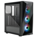 Case RGB Cooler Master CMP520 Mid Tower Ventiladores 3 de 120MM con Fuente de Poder Mwe Bronze 650 V3 Spectrum V3 CP520-KGNN65-SA0 - Negro