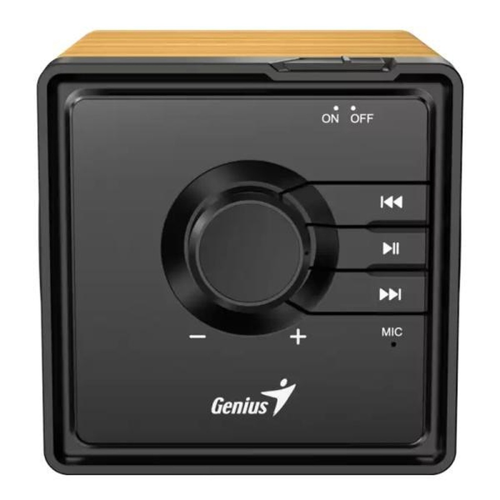 [AS4063] Parlante Genius SP-916BT 6W Bluetooth 5.3 31730057400 - Madera