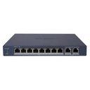 Switch Hikvision Ds-3e1510p-ei/m(o-std)(b) 10 Puertos (8 Poe + 2 RJ45 Gigabit) 20 Gbps Administrable 301803447 - Negro