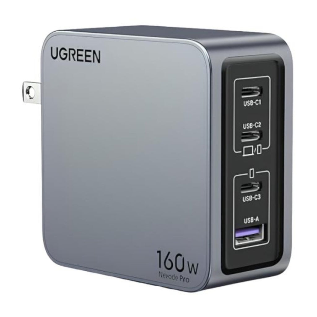 [AC6047] Cargador UGREEN Nexode PRO X763 160W 4 Puertos Carga Rápida