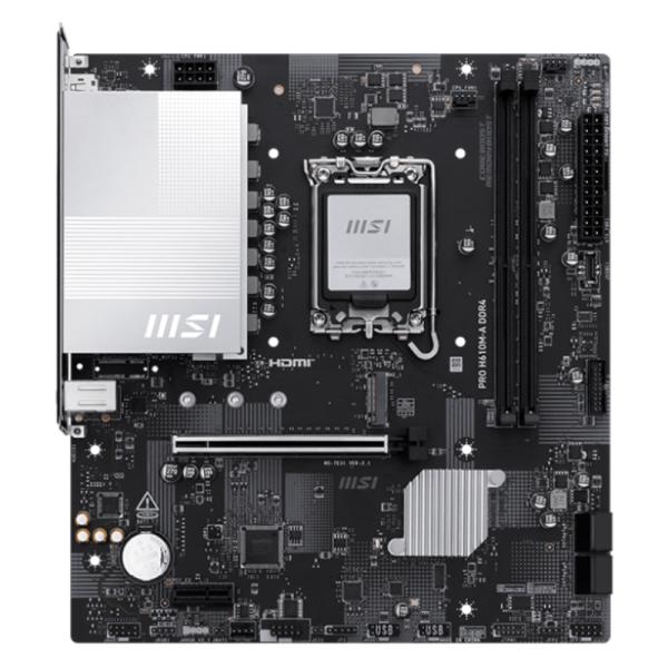 Tarjeta Madre Msi PRO H610M-A DDR4 Lga 1700 Micro Atx 2.5g LAN 911-7E31-002 - Negro