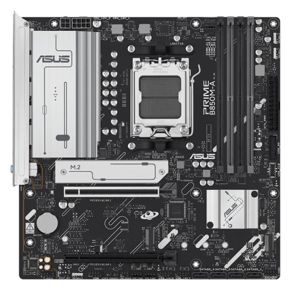 [CP8187] Tarjeta Madre Asus Prime B850M-A AM5 MICRO-ATX DDR5 90MB1LQ0-M0EAY0 - Negro/blanco