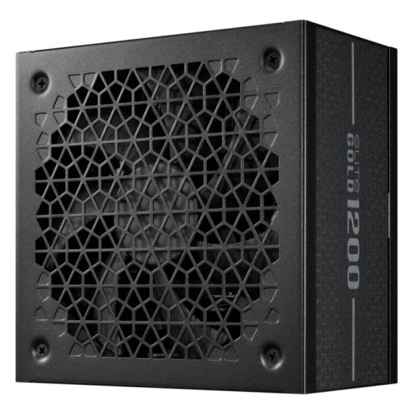 [CP5089] Fuente de Poder Cooler Master Elite Gold 1200 1200W 80 Plus Gold Full Modular Atx Conector Eu MPW-C001-AFAG-BAR - Negro