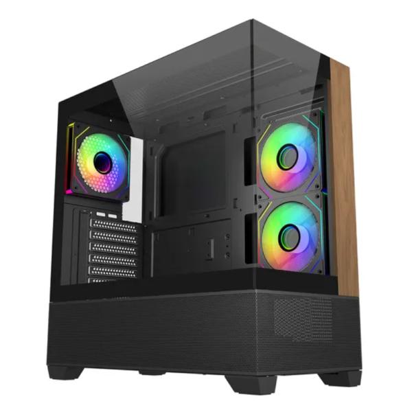 [CP3250] Case Cooler Master E690 + Fuente Gold 750 V3NM + Enfriamiento Hyper 212 Spectrum V3 E690-KHNN75-SA0 - Negro