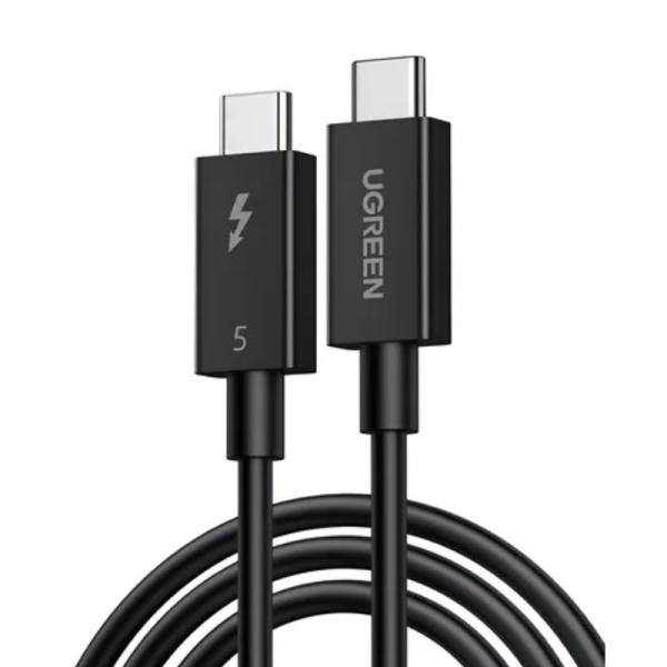 [AC3163] Cable Ugreen L703 Thunderbolt 5A MAX de 1M 45996 - Negro