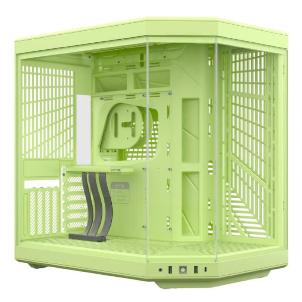 [CP3257] Case Gaming Hyte Y70 Mid Tower Sin Ventilación Incluida con Vidrio Frontal y Lateral CS-HYTE-Y70-MM - Verde
