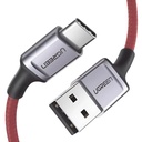 Cable Ugreen US505 USB 2.0 a USB-C 6A 1M 20527 - Rojo