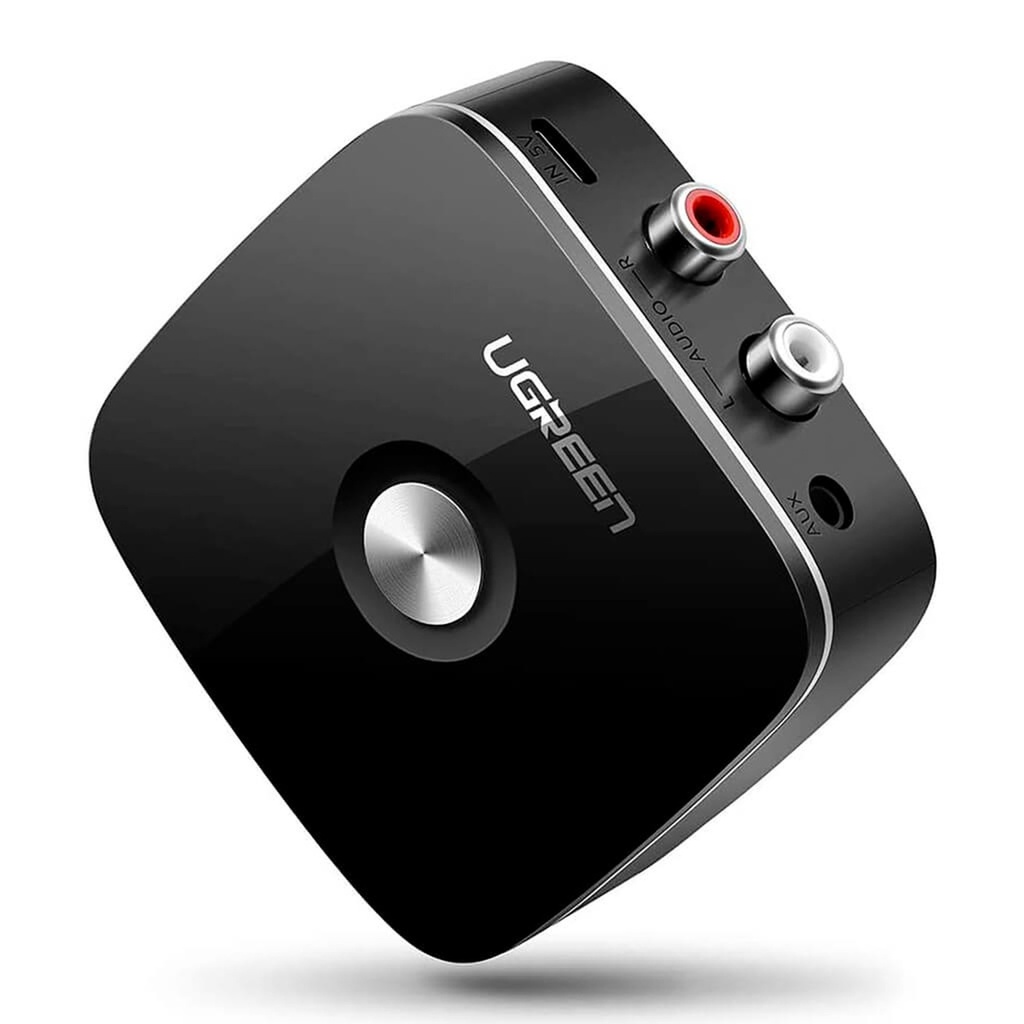 [AC1083] Adaptador y Receptor Ugreen CM123 Aux para Sistema Estereo 30445 - Negro