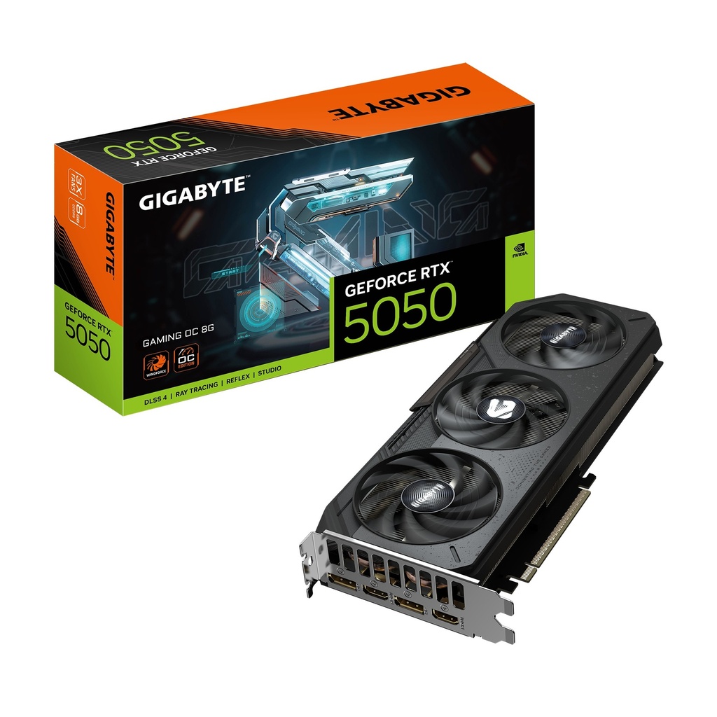 [CP7150] Tarjeta Video Gigabyte RTX 5050 Gaming OC 8GB GDDR6