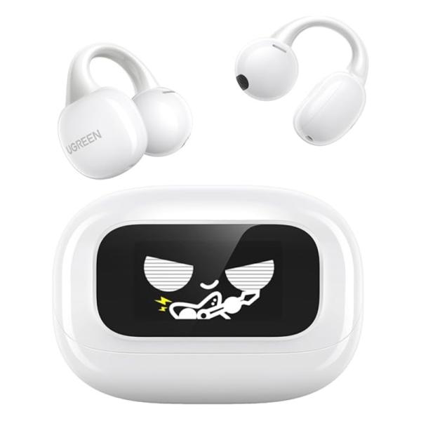 [PF1081] Audífono Ugreen WS208 Clipbuds Magic Inalámbrico Bluetooth Blanco