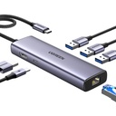 Hub Ugreen CM512 6 en 1 USB-C HDMI 4K PD100W
