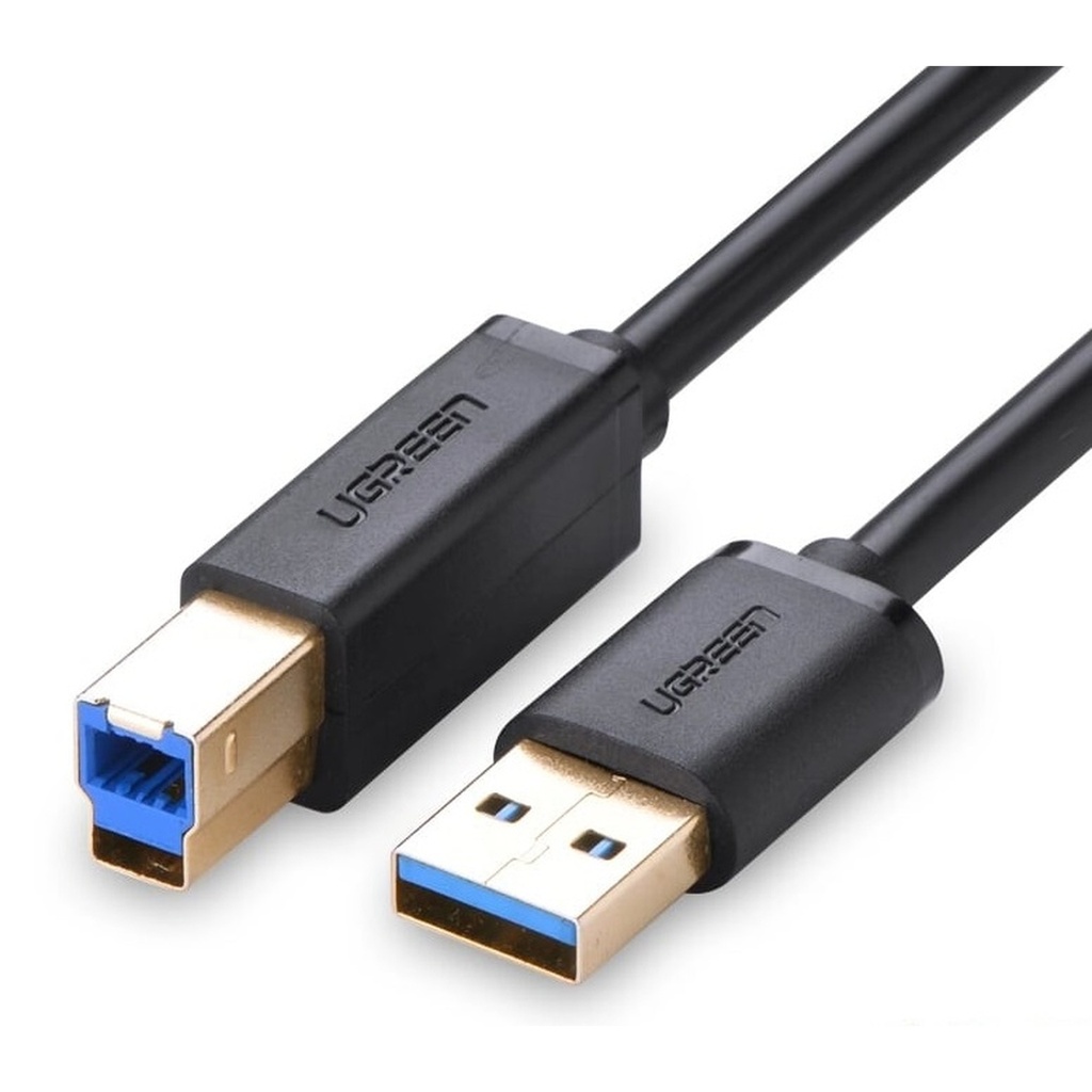 Cable Ugreen US210 USB 3.0 Am a Bm Impresora 1M 30753 - Negro
